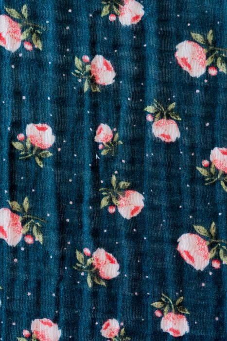 Little Unicorn Cotton Muslin Swaddle - Midnight Rose - UB0180