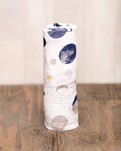 Little Unicorn Cotton Muslin Swaddle - Planetary - UB0134