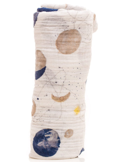 Little Unicorn Cotton Muslin Swaddle - Planetary - UB0134
