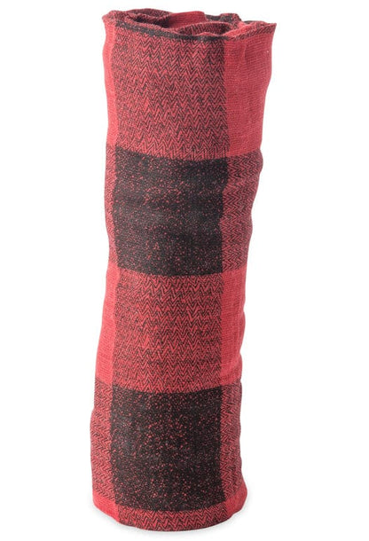 Little Unicorn Cotton Muslin Swaddle - Red Plaid