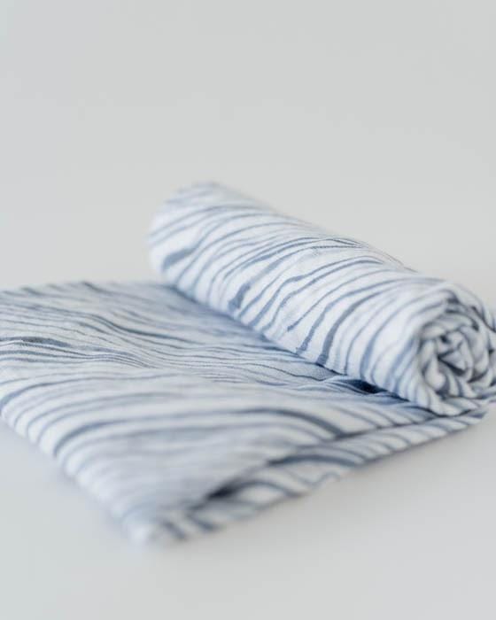 Little Unicorn Cotton Muslin Swaddle - Ripple