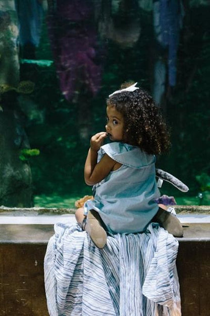 Little Unicorn Cotton Muslin Swaddle - Ripple