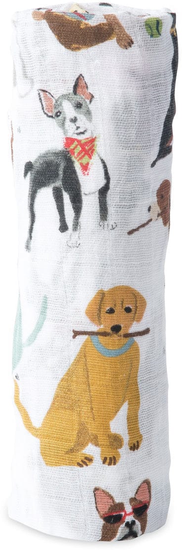 Little Unicorn Cotton Muslin Swaddle - Woof - UB0187