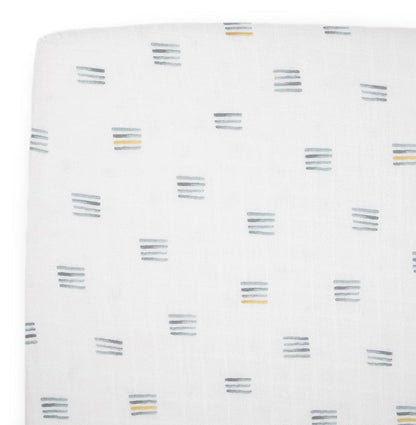 Little Unicorn Cotton Muslin Toddler Bedding 3 Piece Set - Whales - UB3009