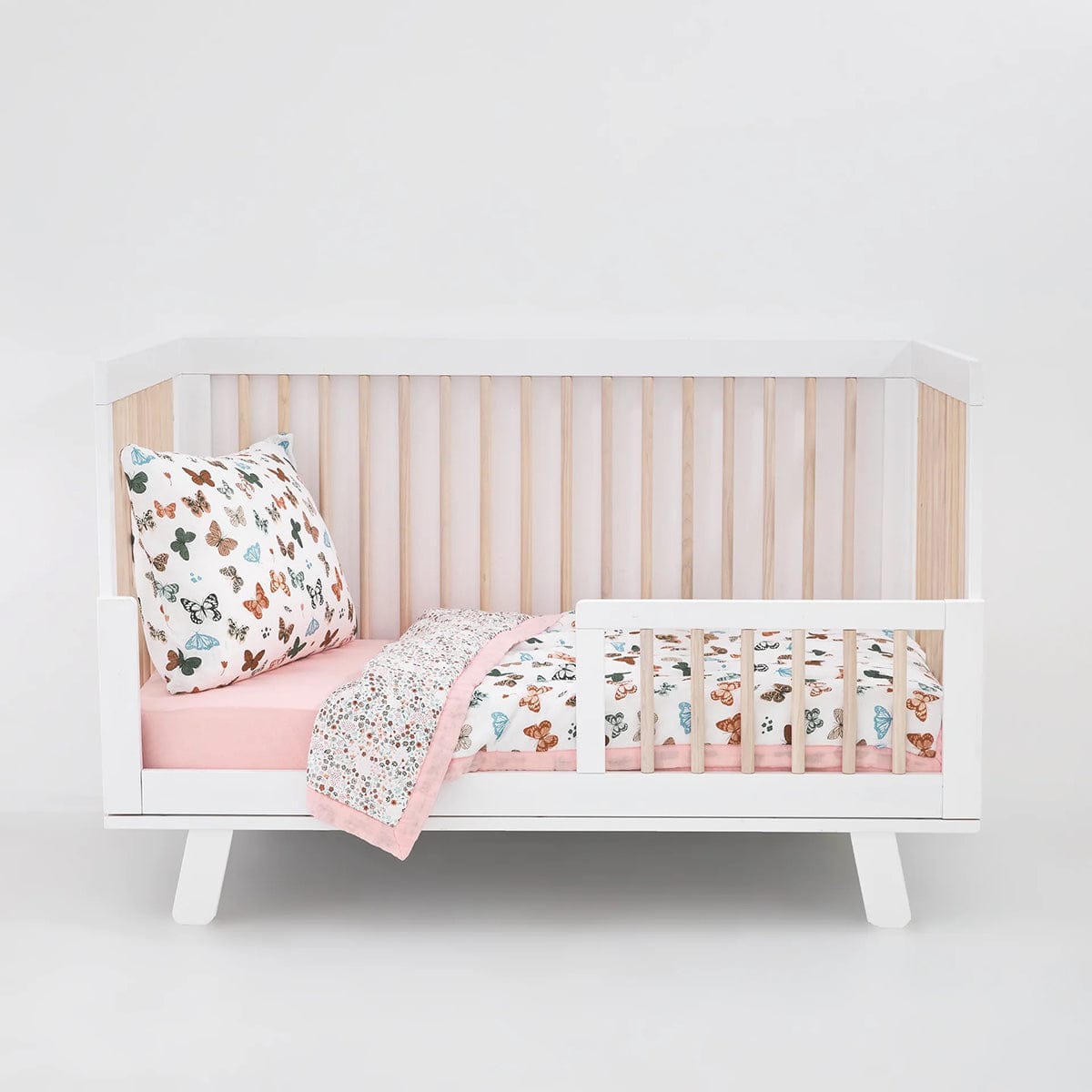 Little Unicorn Cotton Muslin Toddler Comforter - Butterflies - UB3102