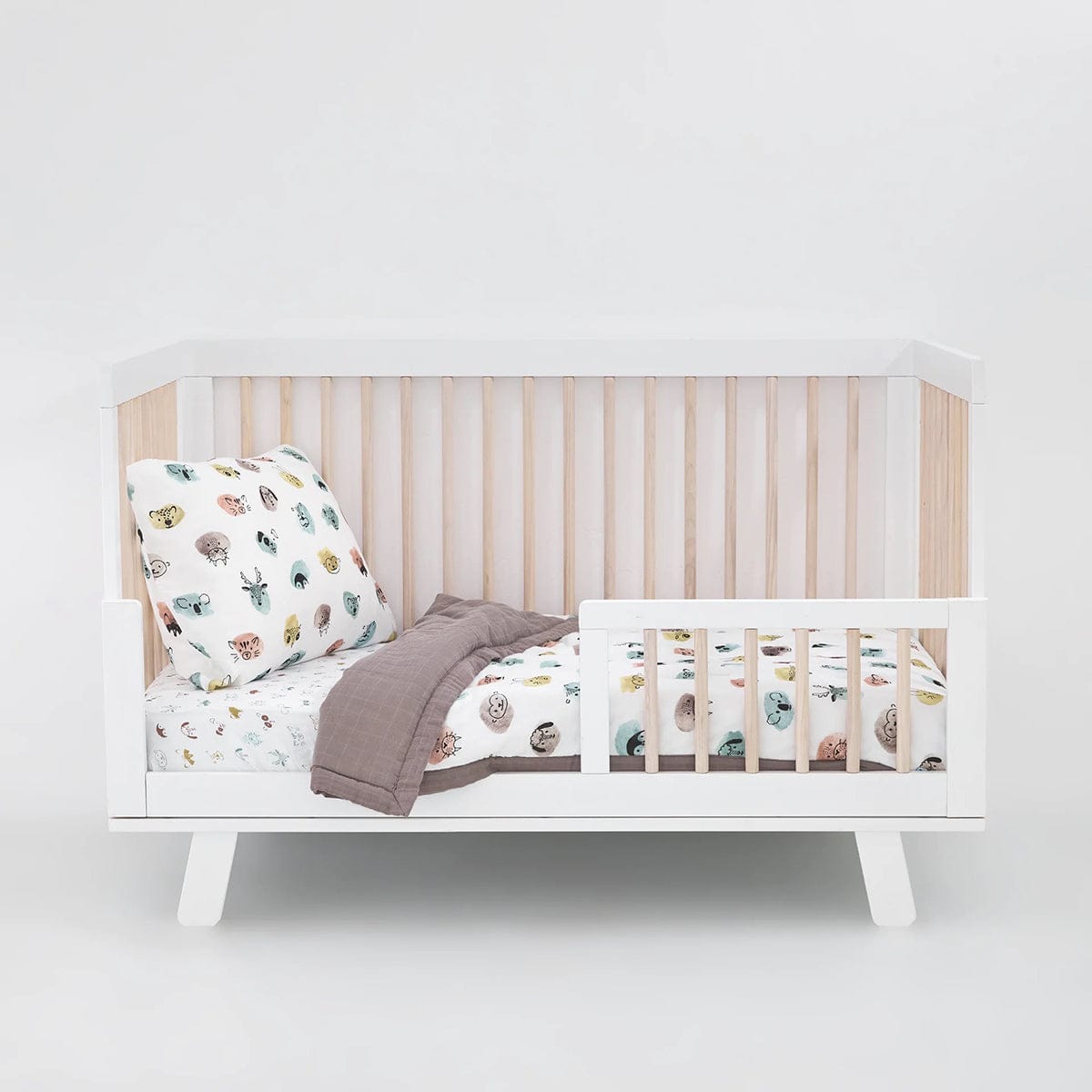 Little Unicorn Cotton Muslin Toddler Comforter - Watercolor Critters - UB3108