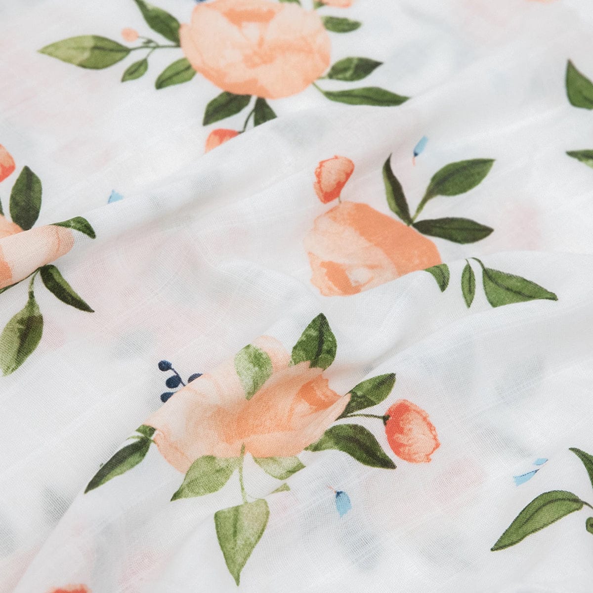 Little Unicorn Cotton Muslin Toddler Pillowcase, 2 Pack - Watercolor Roses Grande - UB3200