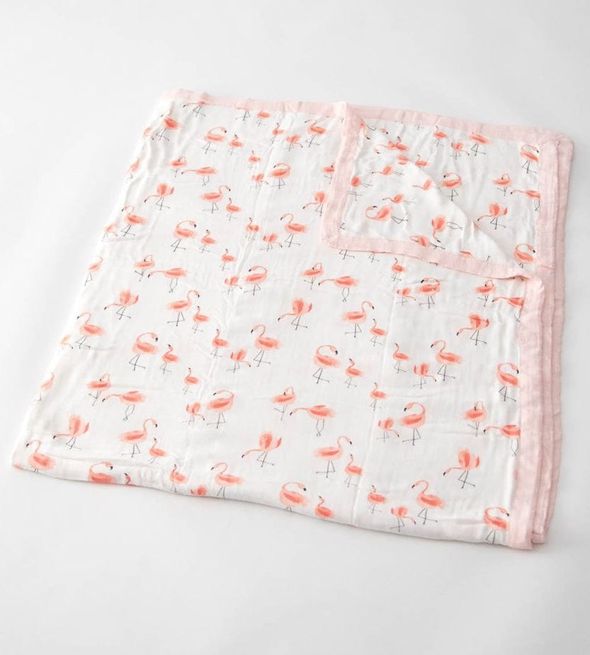 Little Unicorn Deluxe Muslin Big Kid Quilt - Pink Ladies - UB1804