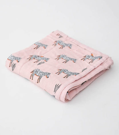 Little Unicorn Deluxe Muslin Quilt - Zebra