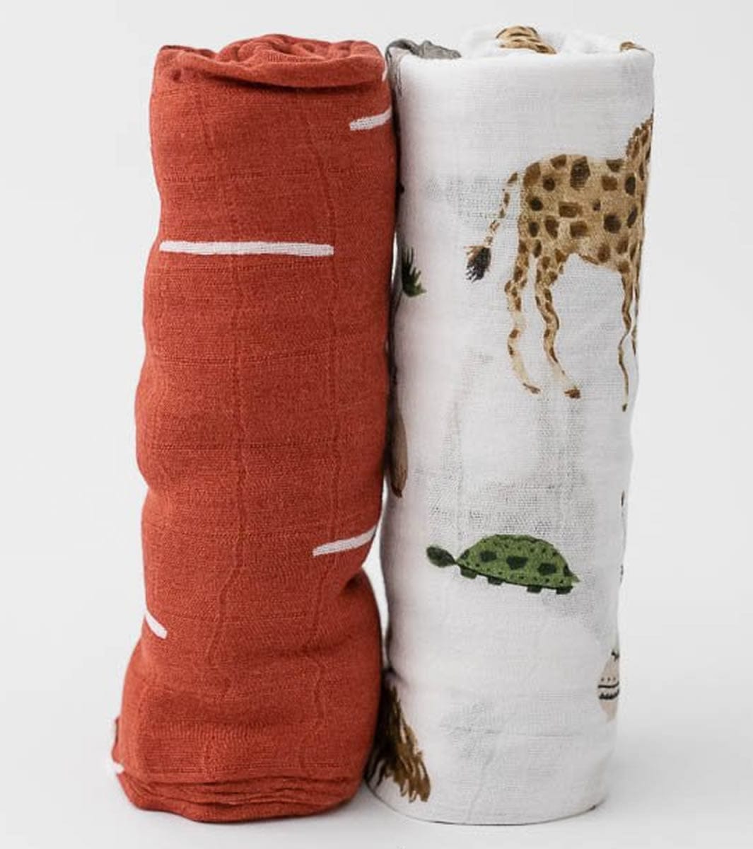 Little Unicorn Deluxe Muslin Swaddle 2 Pack - Safari Social - UB0413