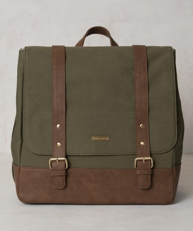 Little Unicorn Marindale Backpack Diaper Bag  - Olive - UD0403