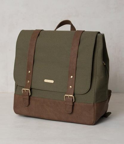 Little Unicorn Marindale Backpack Diaper Bag  - Olive - UD0403