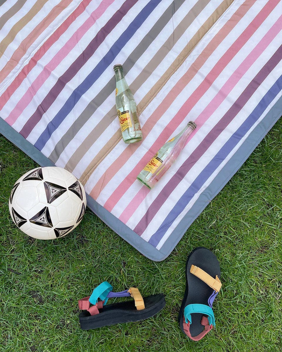 Little Unicorn Outdoor Blanket 5 x 10 - Chroma Rugby Stripe - UB2408