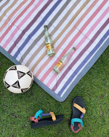 Little Unicorn Outdoor Blanket 5 x 10 - Chroma Rugby Stripe - UB2408