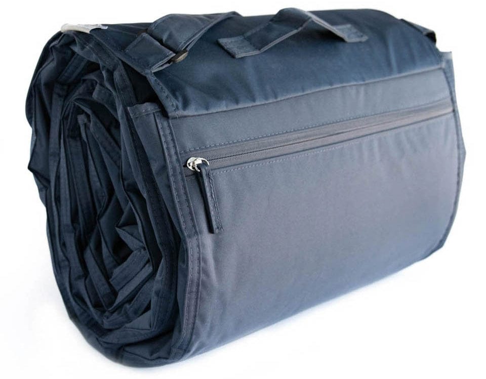 Little Unicorn Outdoor Blanket 5 x 10 - Navy Plaid - UB2403