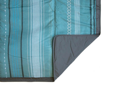 Little Unicorn Outdoor Blanket 5 x 5 - Shoreline Stripe - UB0811
