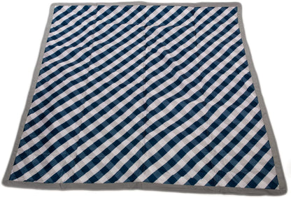 Little Unicorn Outdoor Blanket - Navy Gingham - UB0804