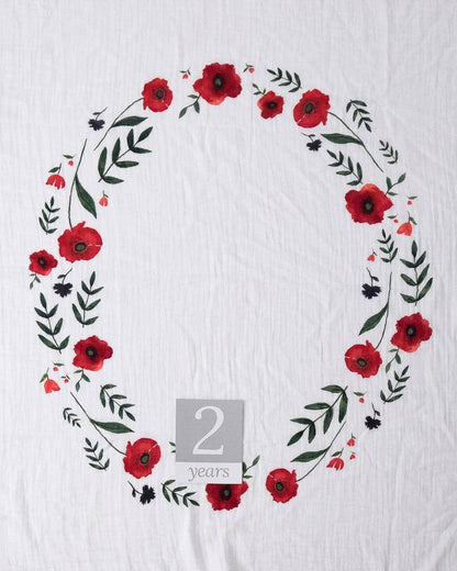 Little Unicorn Photo Blanket - Summer Poppy - UB2000