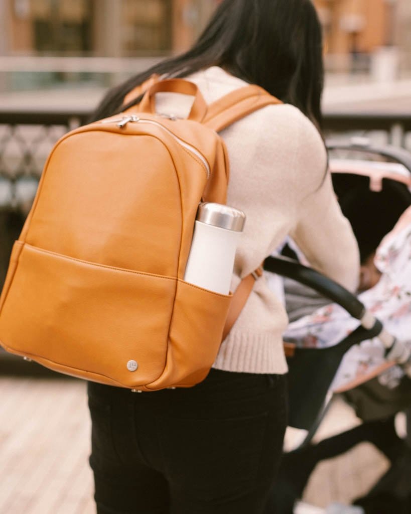 Little Unicorn Skyline Backpack - Cognac/Gold - UD1001