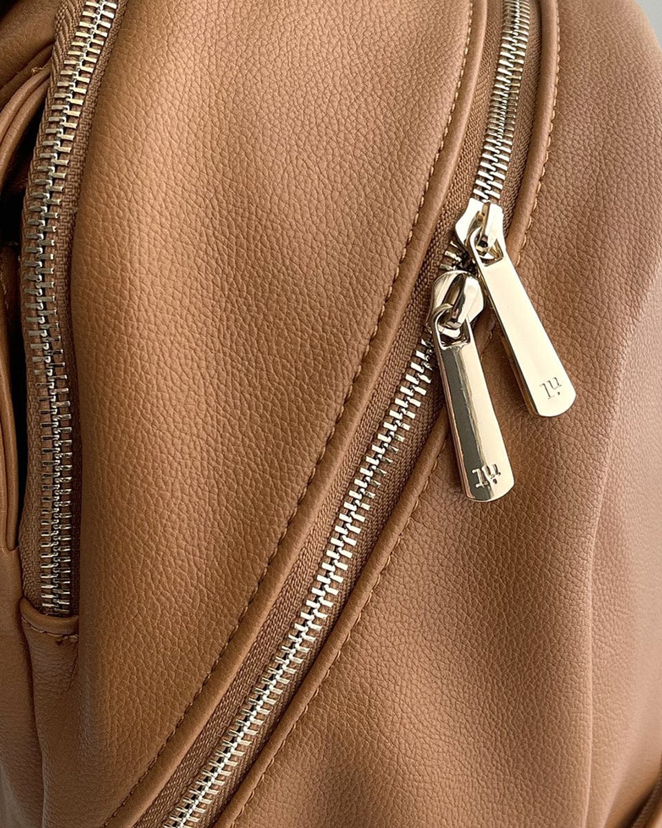 Little Unicorn Skyline Backpack - Cognac/Gold - UD1001