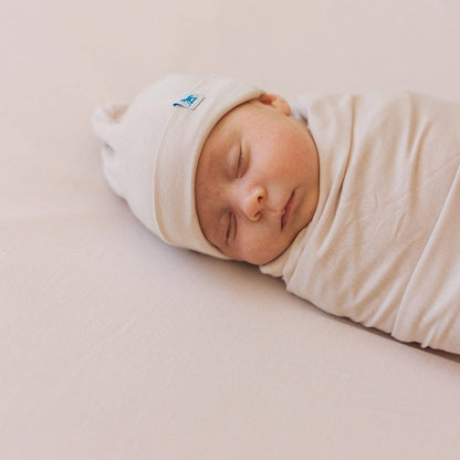Little Unicorn Stretch Knit Crib Sheet - Soft Blush - UN1209