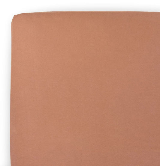 Little Unicorn Stretch Knit Crib Sheet - Terracotta