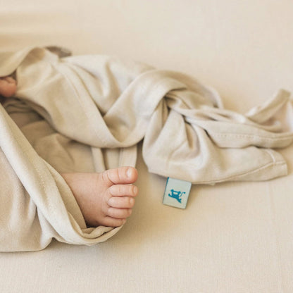 Little Unicorn Stretch Knit Swaddle Blanket - Pebble - UB3410
