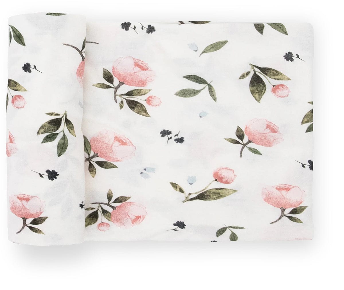 Little Unicorn Stretch Knit Swaddle Blanket - Watercolor Rose - UB3403