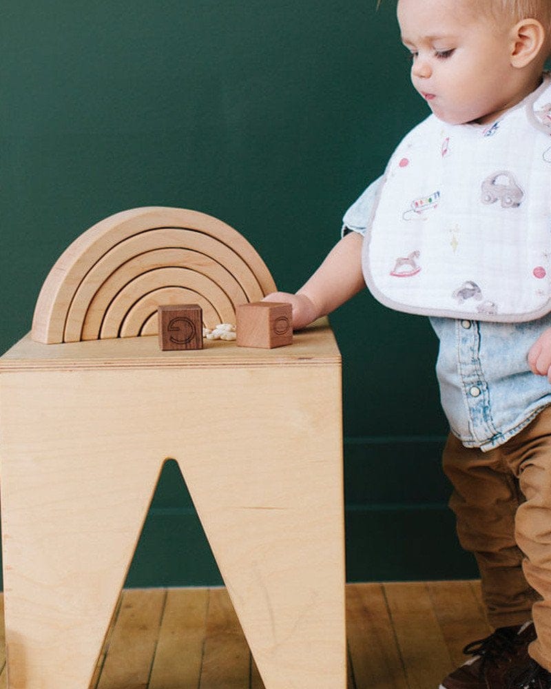 Little Unicorn + The Boss Baby Cotton Classic Bib 3-Pack - Toy Box - UF0012DW