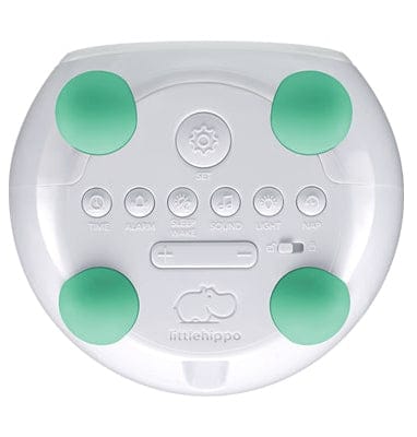 LittleHippo Mella Ready to Rise Sleep Trainer Alarm Clock - Tropical Teal - KHAC-01-GRN