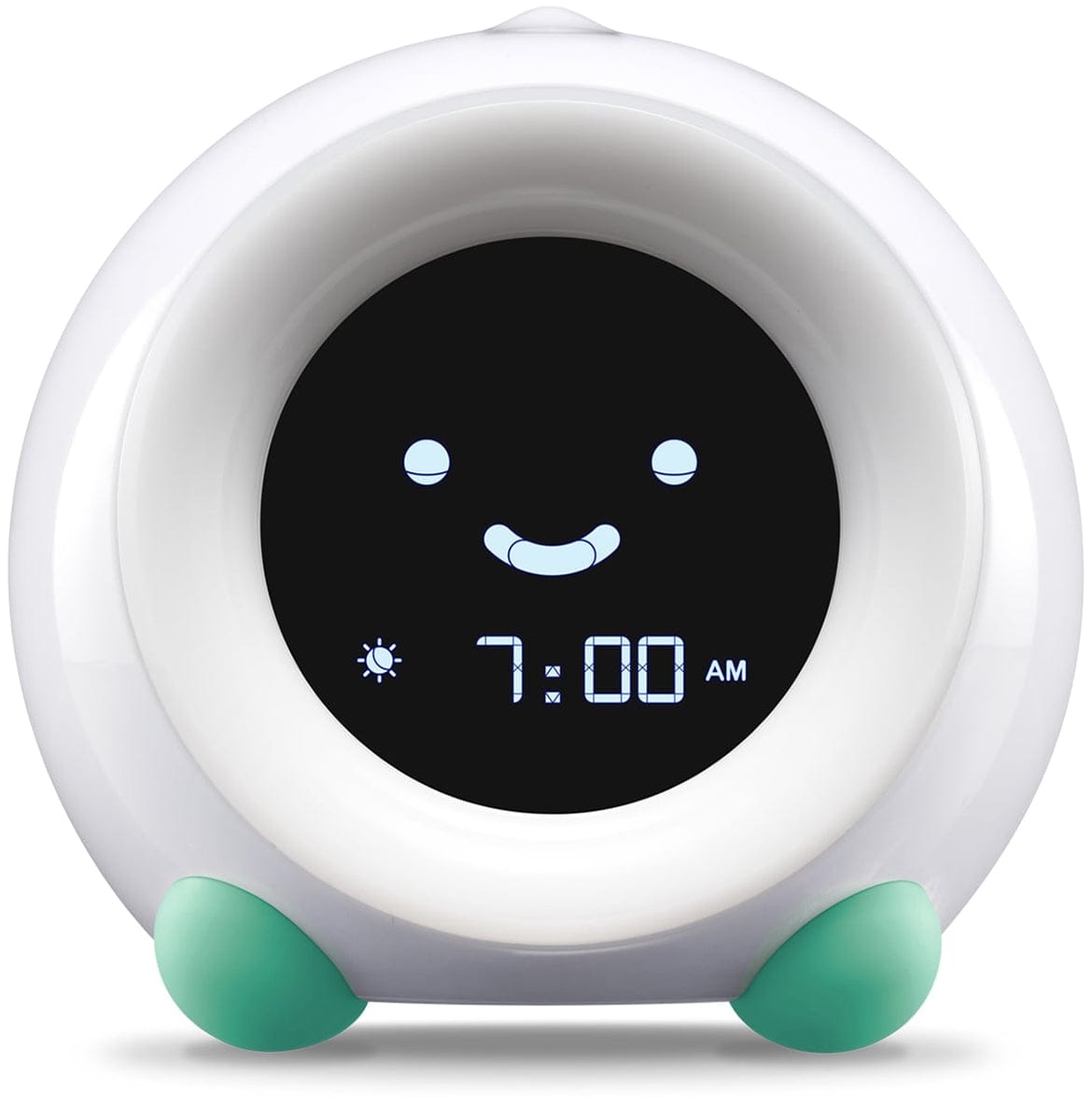 LittleHippo Mella Ready to Rise Sleep Trainer Alarm Clock - Tropical Teal - KHAC-01-GRN