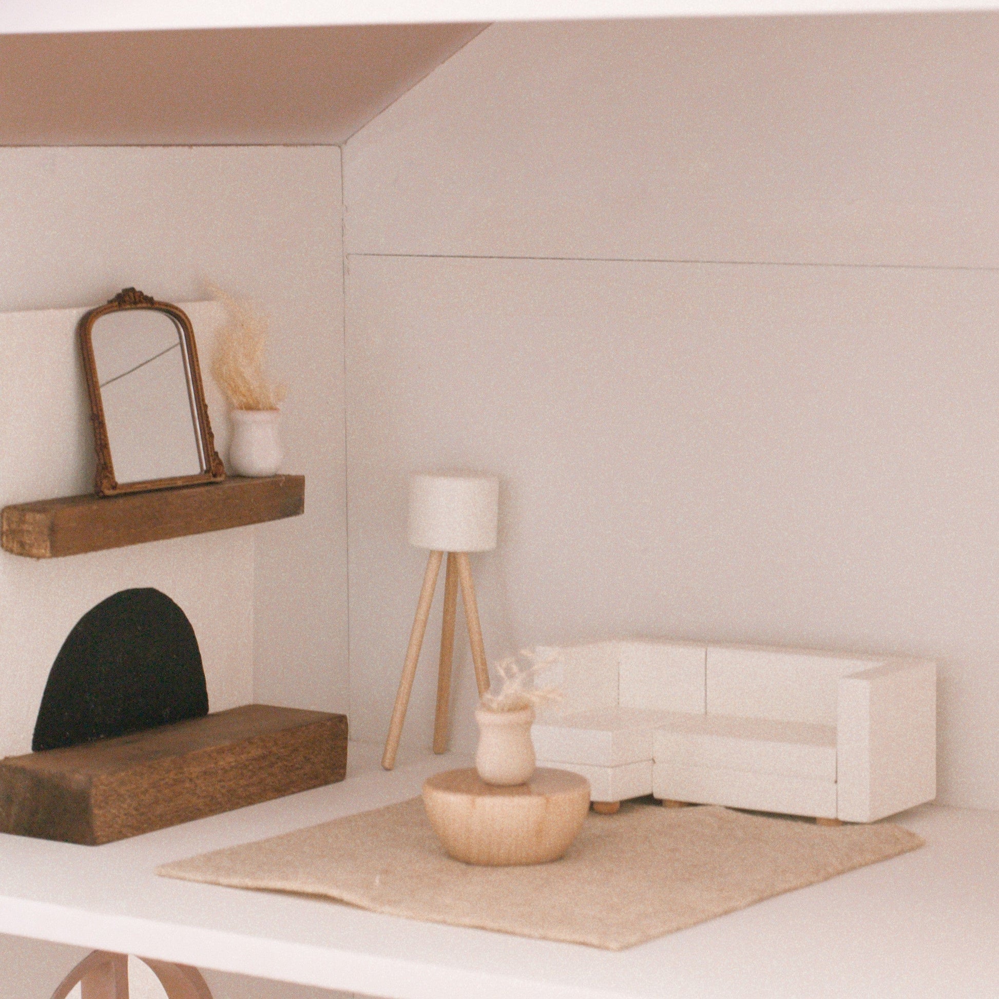 Living Room Dollhouse Furniture Set - DH-FURN-LVSET