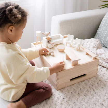 Living Room Dollhouse Furniture Set - DH-FURN-LVSET