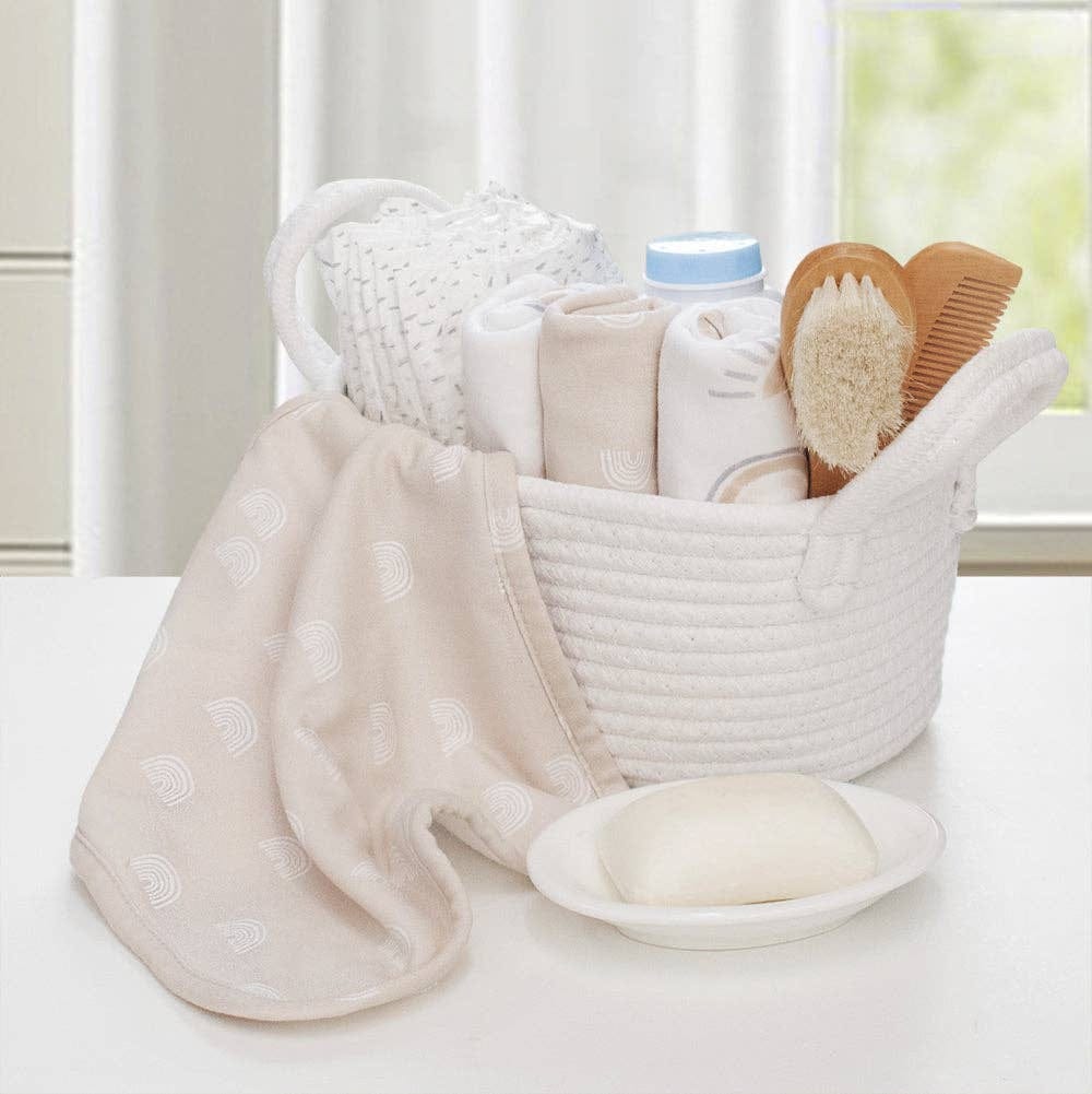 Living Textiles 5pc Bath Gift Set - Rainbow Sloth