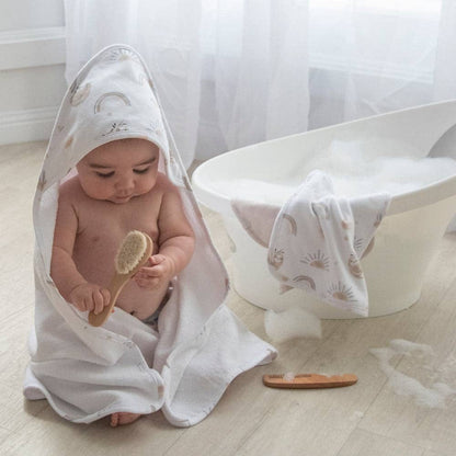 Living Textiles 5pc Bath Gift Set - Rainbow Sloth