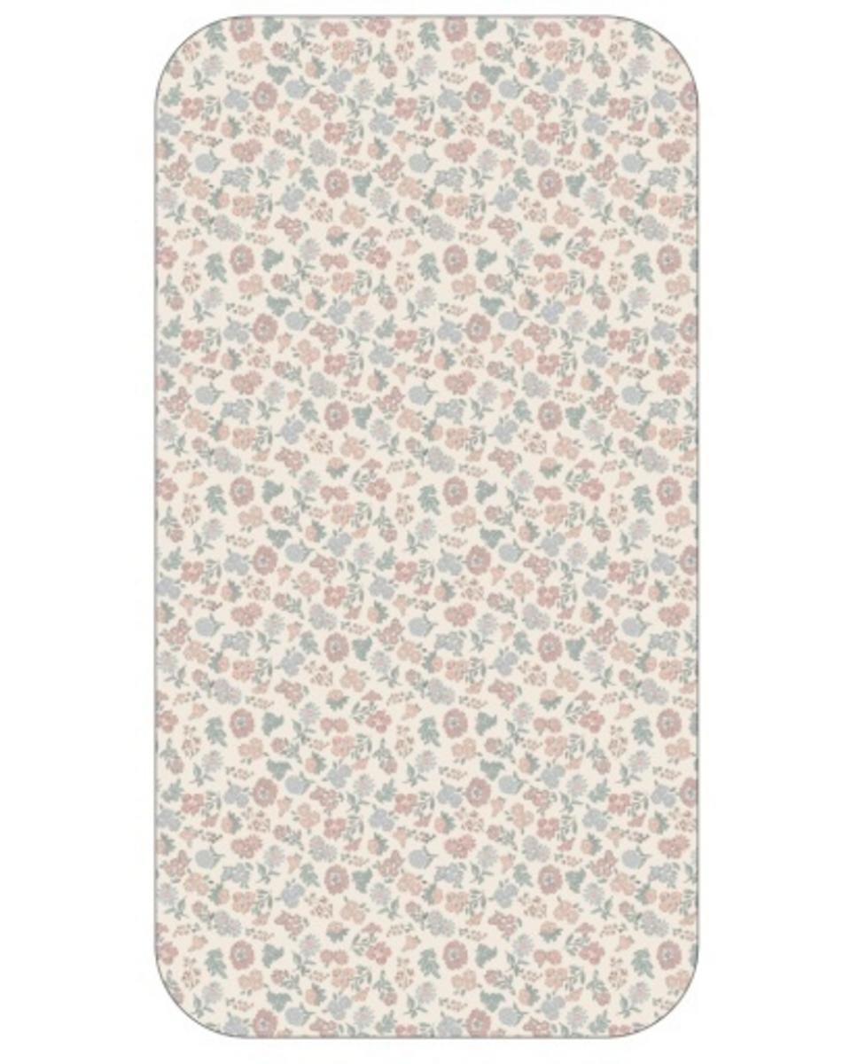Quincy Mae Changing Pad Cover Vintage Floral - Natural