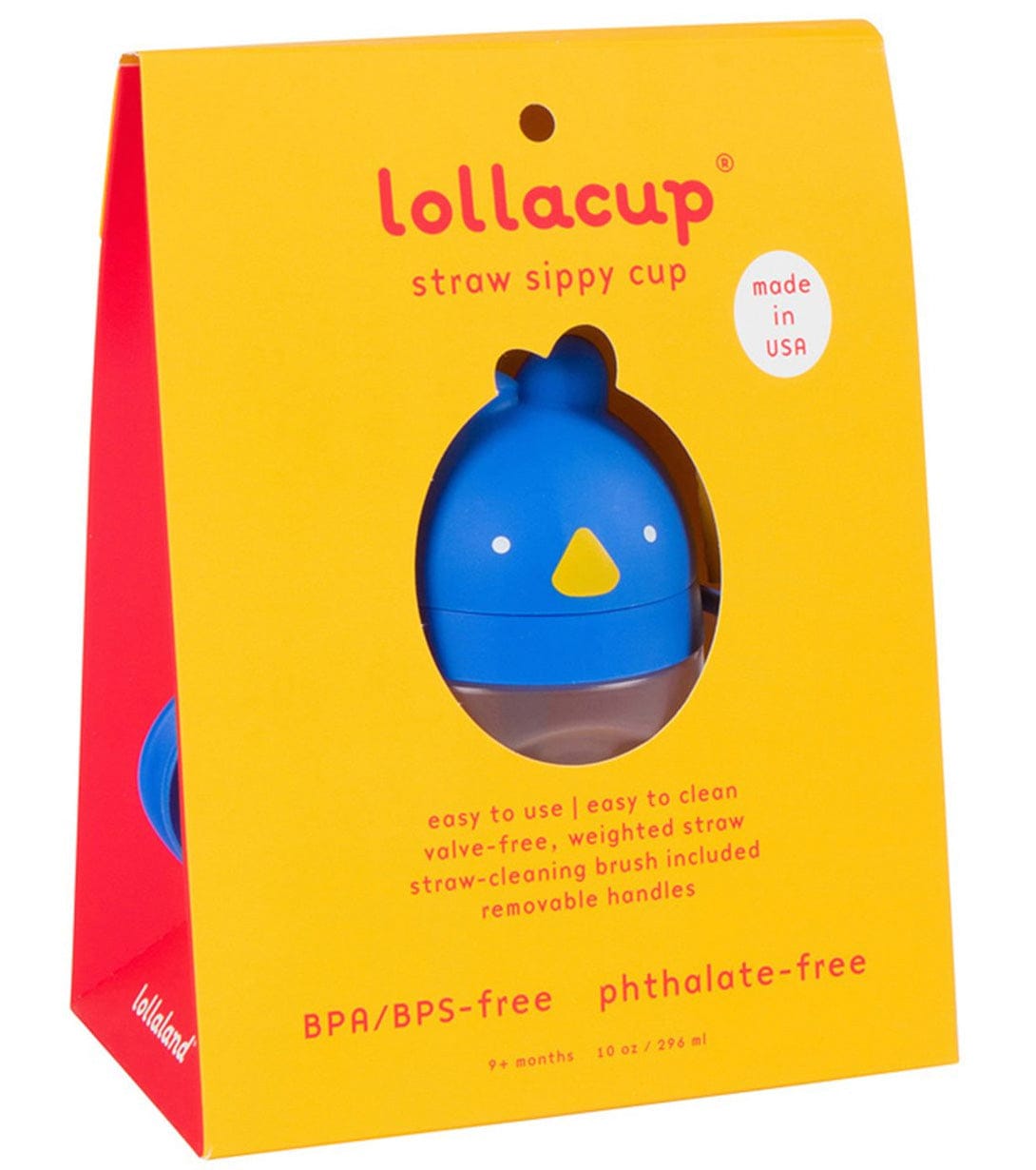 Lollaland Lollacup Infant & Toddler Straw Cup - Blue