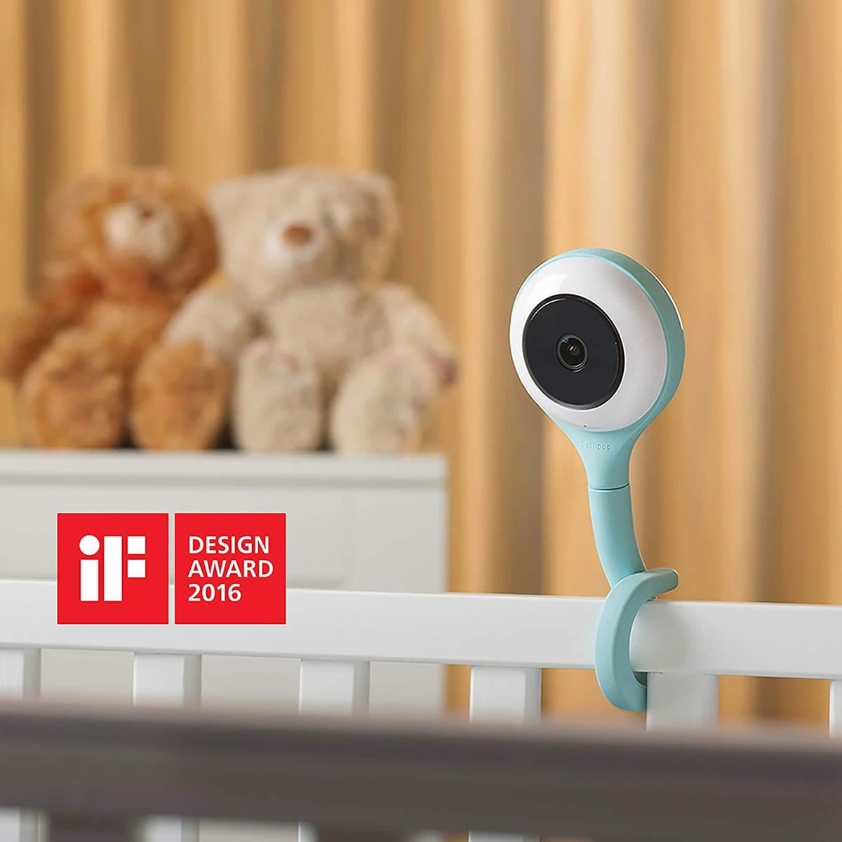 Lollipop Smart Baby Camera Monitor - Turquoise - CABC-LOW01USCY01