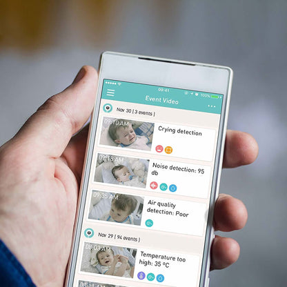 Lollipop Smart Baby Camera Monitor - Pistachio