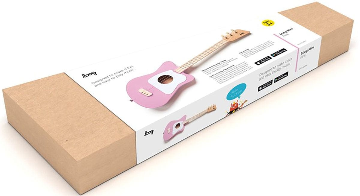 Loog Mini Guitar (Ages 3+) - Pink - LGMIM