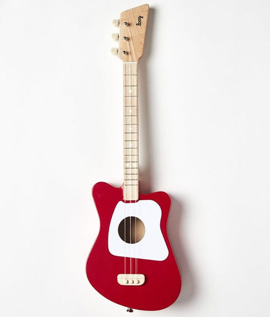 Loog Mini Guitar (Ages 3+) - Red - LGMIR
