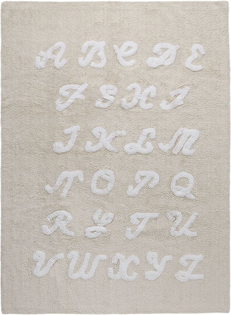 Lorena Canals ABC Rug - Beige (4' x 5' 3") - C-99908