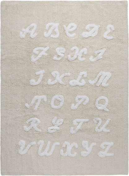 Lorena Canals ABC Rug - Beige (4' x 5' 3") - C-99908