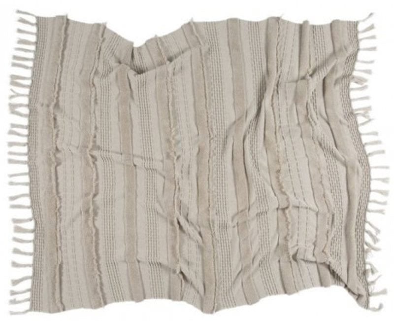 Lorena Canals Air Knitted Blanket - Dune White (4'2" x 5') - BLC-AIR-DWH