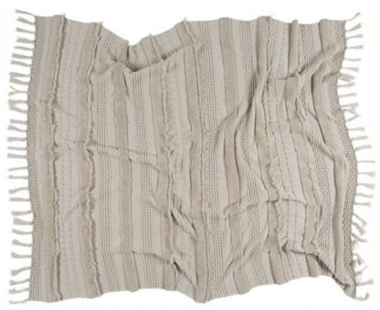 Lorena Canals Air Knitted Blanket - Dune White (4'2" x 5') - BLC-AIR-DWH