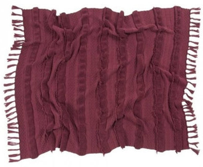 Lorena Canals Air Knitted Blanket - Savannah Red (4'2" x 5') - BLC-AIR-SAVR