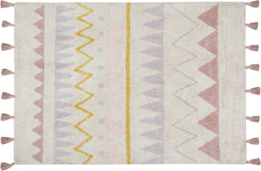 Lorena Canals Azteca Rug - Natural/Vintage Nude (4' 8" x 6' 7") - C-AZ-NVN-L