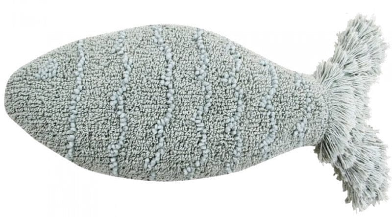 Lorena Canals Baby Fish Cushion - Aqua Blue (2'x 10") - SC-BABYFISH-AQ