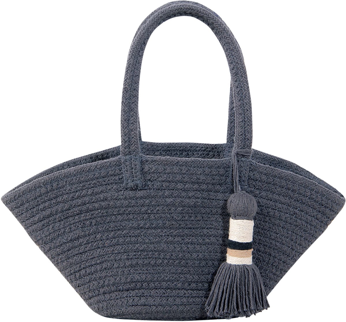 Lorena Canals Basket Cistell - Dark Grey - Small (1'1" x 4") - BSK-CIS-DGR-S