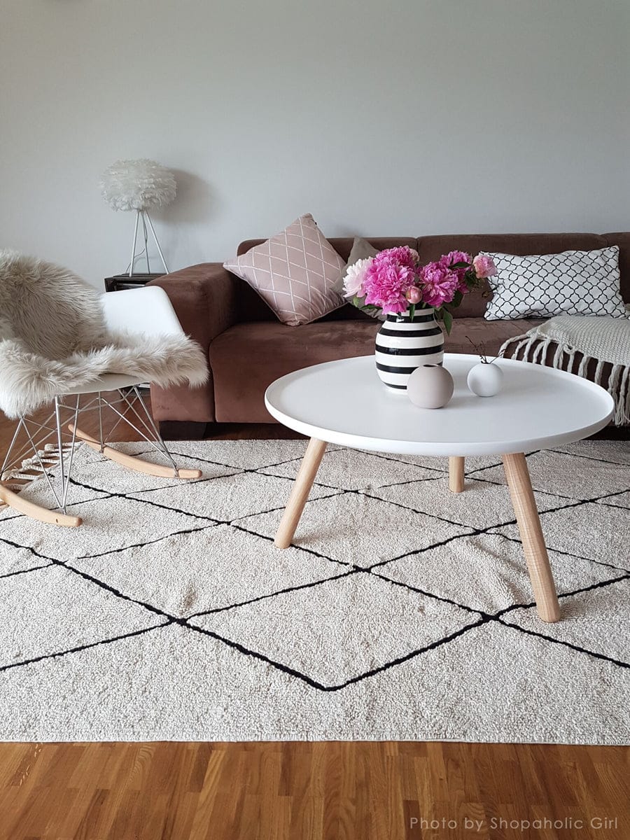 Lorena Canals Bereber Rug - Beige (4' 8" x 6' 7") - C-BW-BE-BEIGE